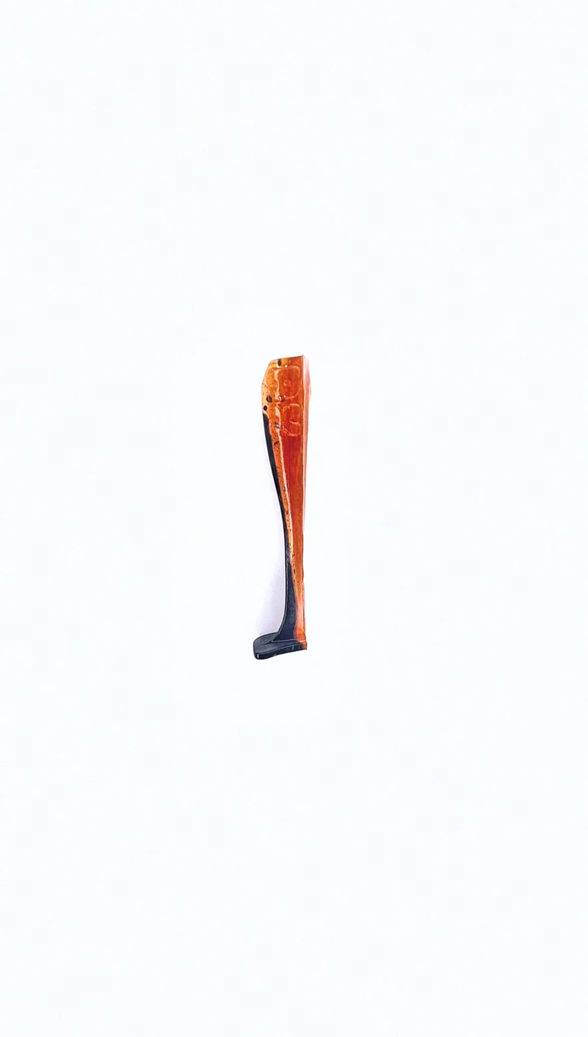 [FISH]rx RX Paddle Tail in Champagne Black Tip, 3.5" — handcrafted soft plastic bait for SoCal inshore bass
