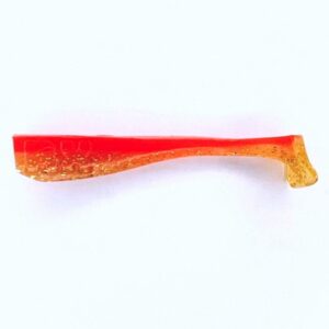 [FISH]rx RX Paddle Tail in Calico Candy, 3.5" — handcrafted soft plastic bait for SoCal inshore bass