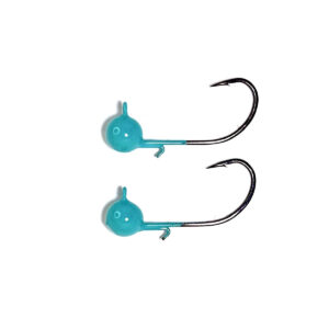 [FISH]rx RX Roll Head in Mint, 1/4oz — handcrafted soft plastic bait for SoCal inshore bass
