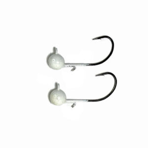 [FISH]rx RX Roll Head in White, 1/4oz — handcrafted soft plastic bait for SoCal inshore bass