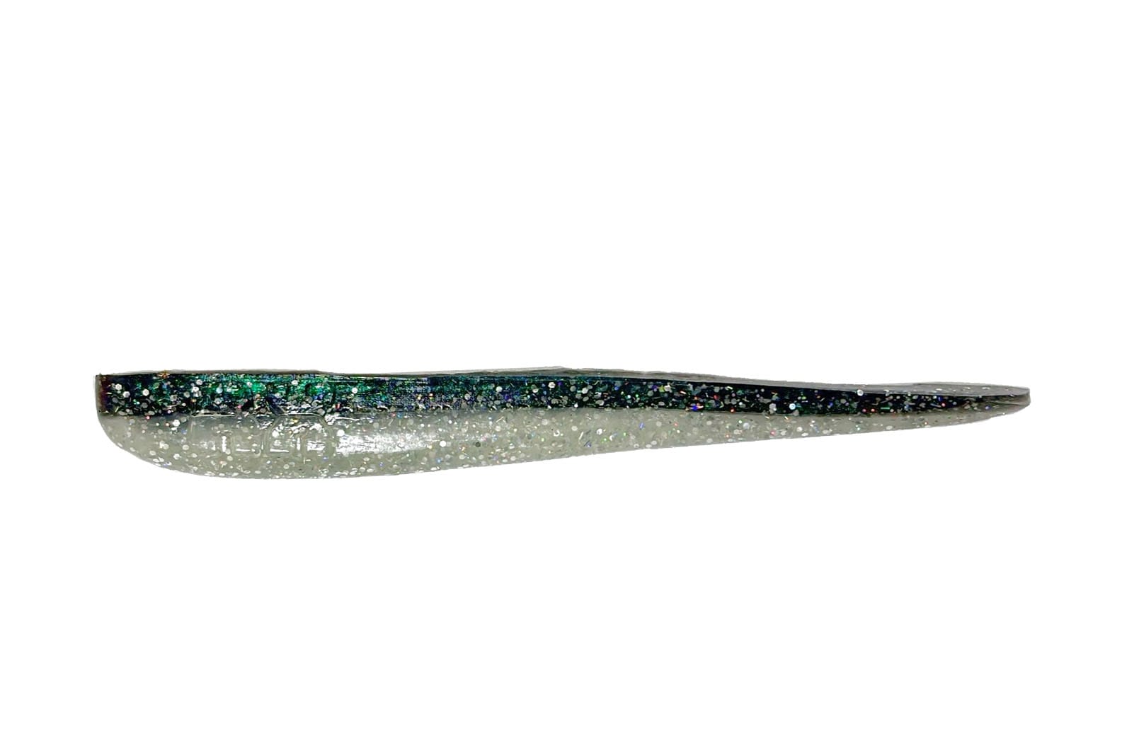 [FISH]rx RX Slug in Cosmic Shad, 4" — handcrafted soft plastic bait for SoCal inshore bass