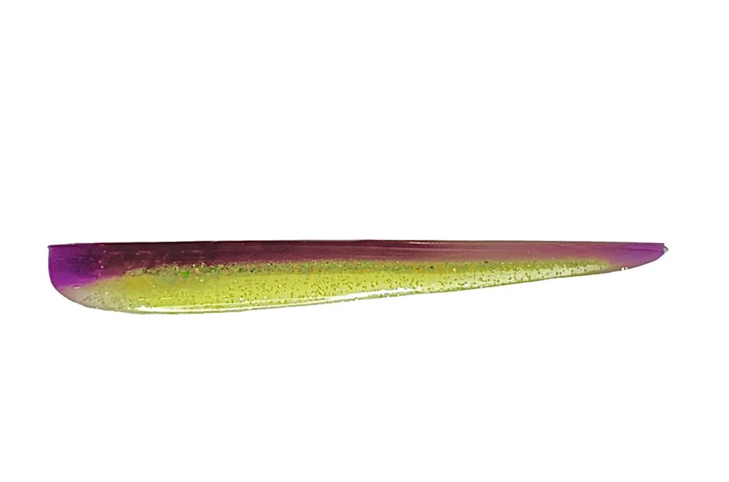 [FISH]rx RX Slug in Grunion, 4" — handcrafted soft plastic bait for SoCal inshore bass