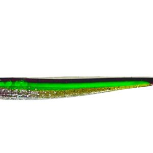 [FISH]rx RX Slug in Lavender Shad, 4" — handcrafted soft plastic bait for SoCal inshore bass