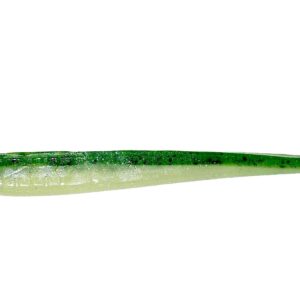 [FISH]rx RX Slug in Watermelon Pearl, 4" — handcrafted soft plastic bait for SoCal inshore bass