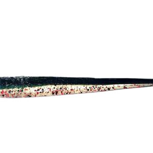 [FISH]rx RX Slug in Wounded Soldier, 4" — handcrafted soft plastic bait for SoCal inshore bass