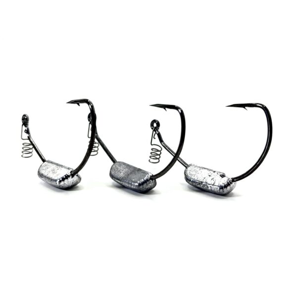 Three RX Belly Weights lined up.
