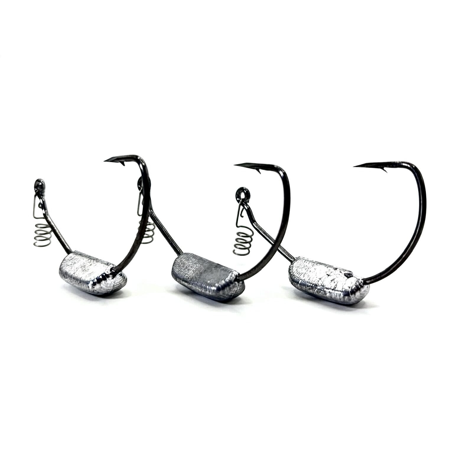 Three RX Belly Weights lined up.