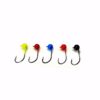 RX Roll Heads lined up for display in Chartreuse, Red, Mint, Orange and Black.