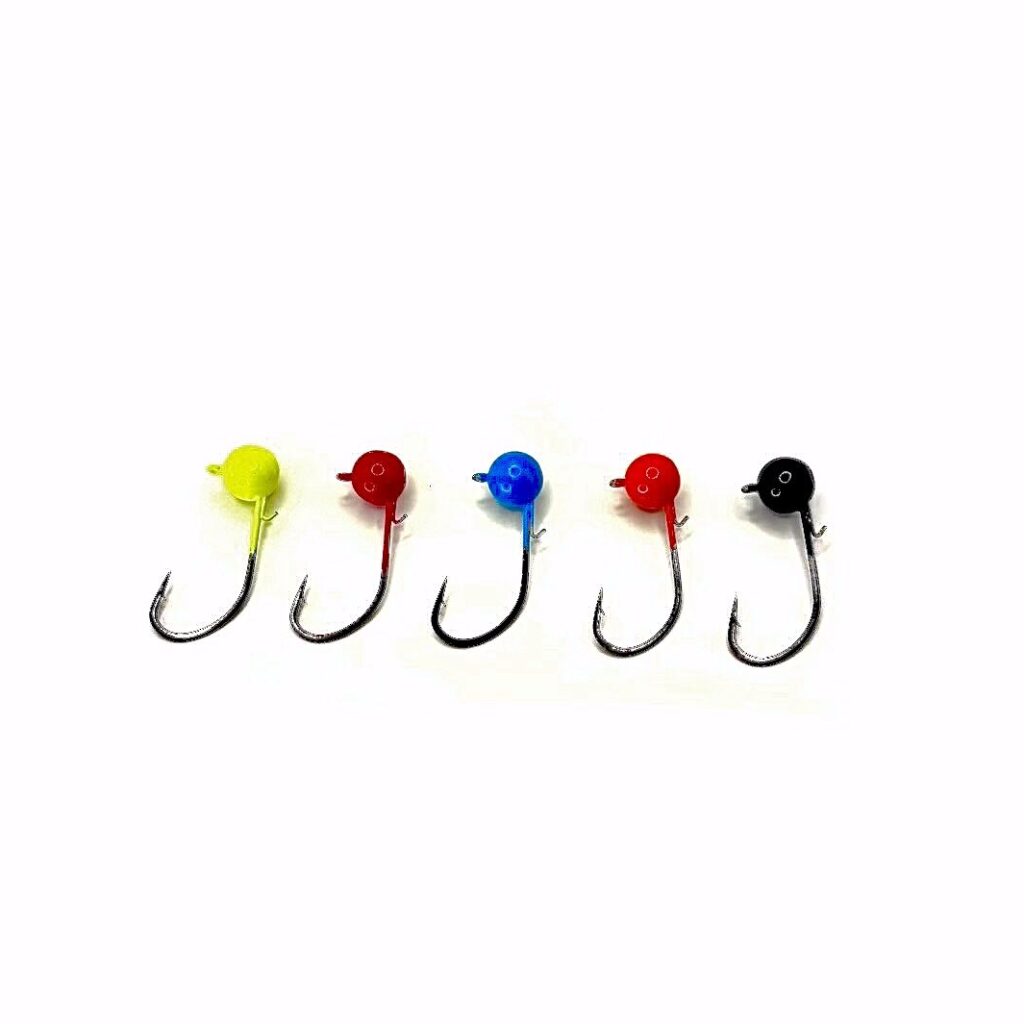 RX Roll Heads lined up for display in Chartreuse, Red, Mint, Orange and Black.