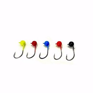 RX Roll Heads lined up for display in Chartreuse, Red, Mint, Orange and Black.