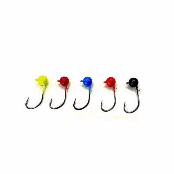 RX Roll Heads lined up for display in Chartreuse, Red, Mint, Orange and Black.