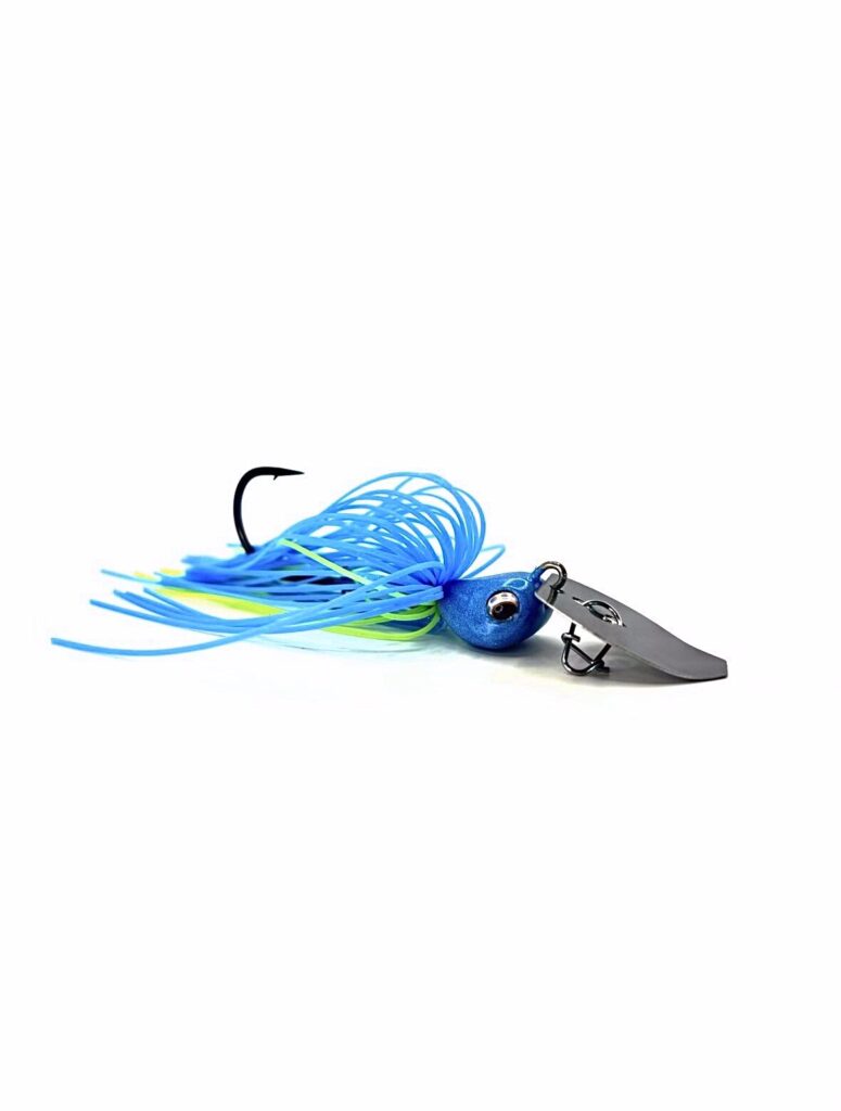 [FISH]rx Cheapskate in Magic Mint, 3/8oz — handcrafted soft plastic bait for SoCal inshore bass