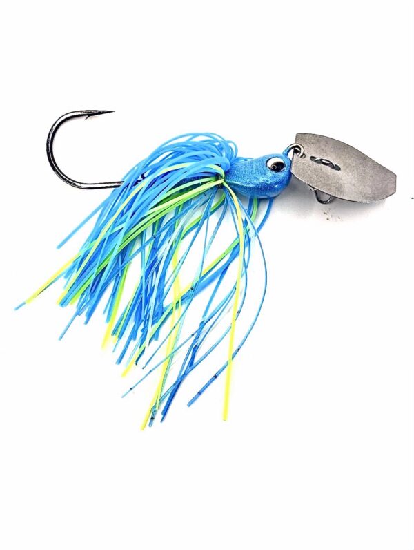 [FISH]rx Cheapskate in Magic Mint, 3/8oz — handcrafted soft plastic bait for SoCal inshore bass
