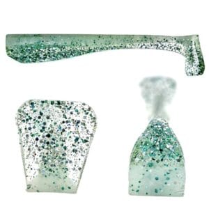 [FISH]rx White Monster — handcrafted soft plastic bait for SoCal inshore bass