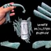 RX Slugs and RX Paddle Tails, White Monster Energy