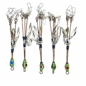 [FISH]rx MDR C-Rig in Green — handcrafted soft plastic bait for SoCal inshore bass