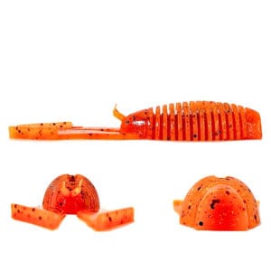 [FISH]rx RX Skeleton Craw in Red Crab, 3.25" — handcrafted soft plastic bait for SoCal inshore bass