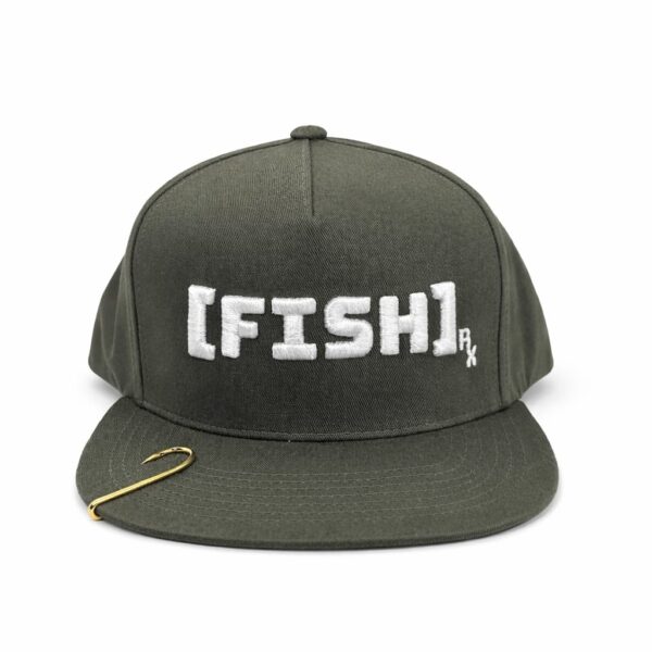 FIsh.rx_White w: Olive_Front
